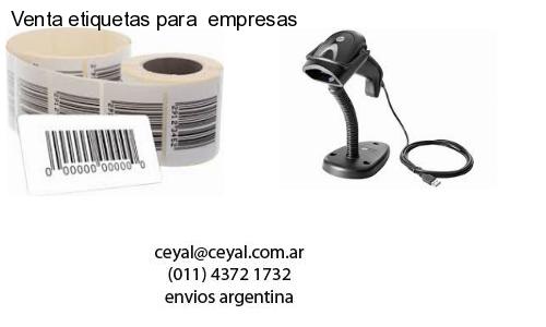 Venta etiquetas para  empresas