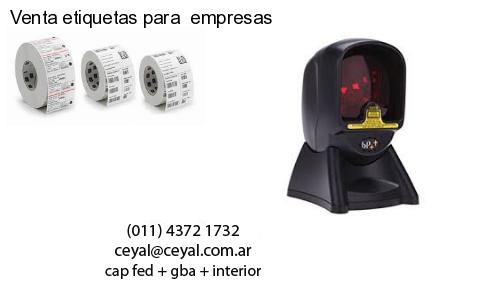 Venta etiquetas para  empresas