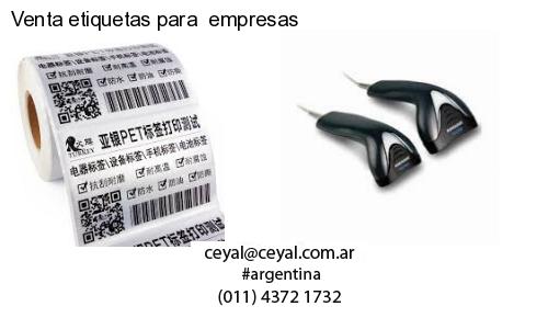 Venta etiquetas para  empresas