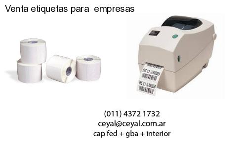 Venta etiquetas para  empresas