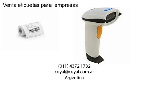 Venta etiquetas para  empresas