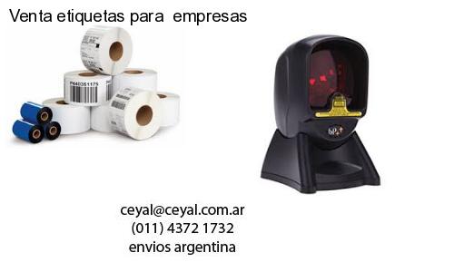 Venta etiquetas para  empresas