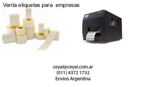 Venta etiquetas para  empresas