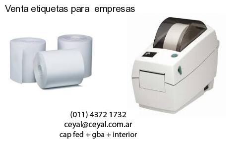 Venta etiquetas para  empresas