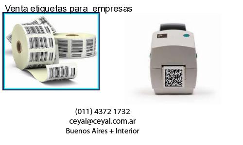 Venta etiquetas para  empresas