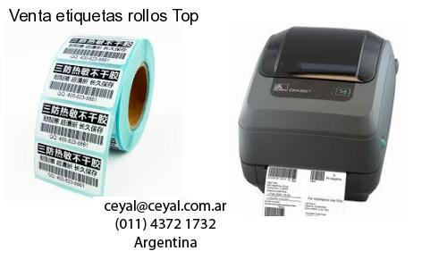 Venta etiquetas rollos Top