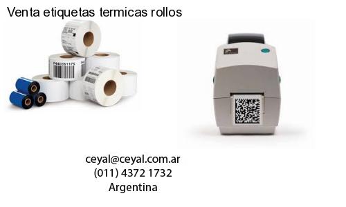 Venta etiquetas termicas rollos