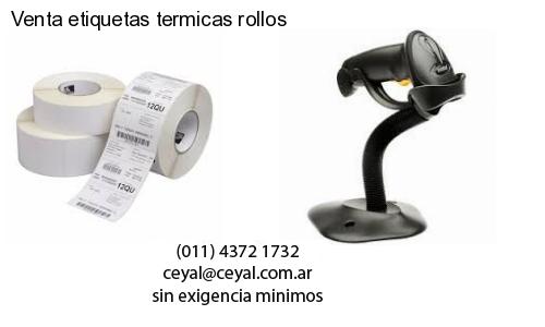 Venta etiquetas termicas rollos