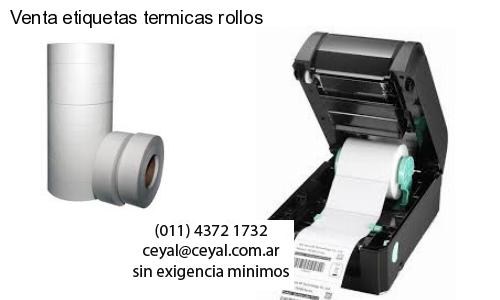 Venta etiquetas termicas rollos