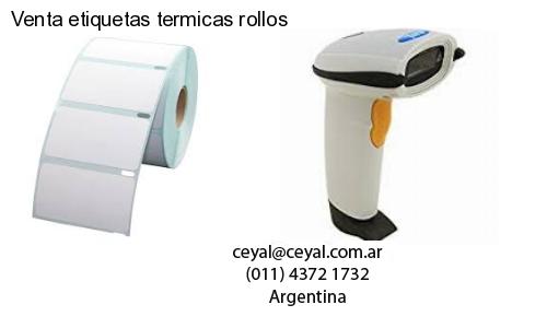 Venta etiquetas termicas rollos