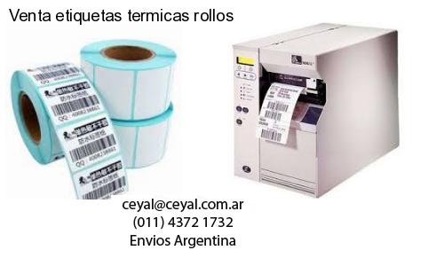 Venta etiquetas termicas rollos