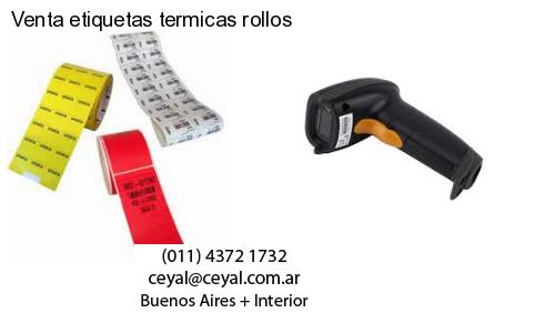 Venta etiquetas termicas rollos
