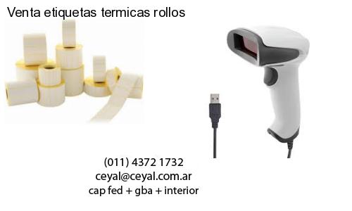 Venta etiquetas termicas rollos