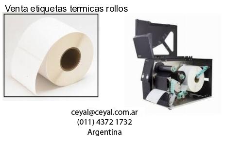 Venta etiquetas termicas rollos