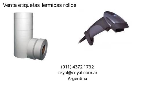 Venta etiquetas termicas rollos
