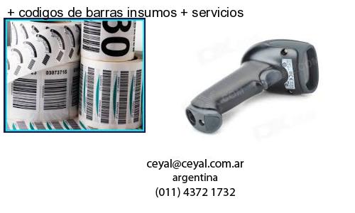   codigos de barras insumos   servicios