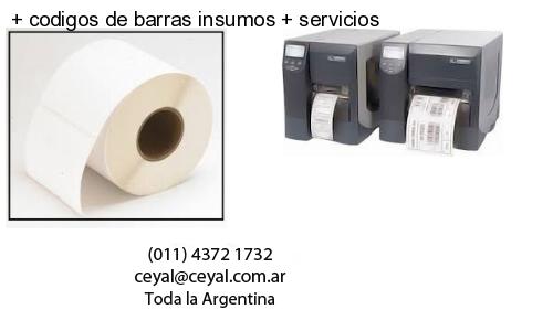   codigos de barras insumos   servicios