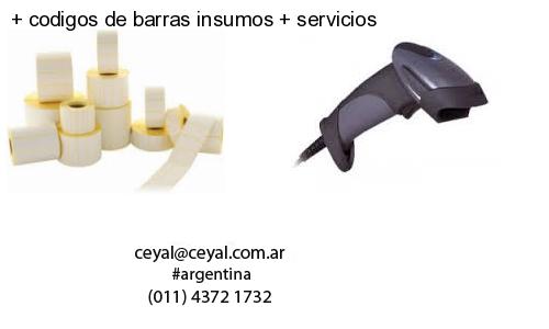   codigos de barras insumos   servicios