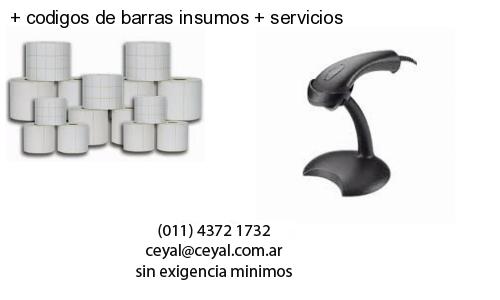   codigos de barras insumos   servicios