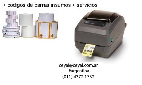   codigos de barras insumos   servicios