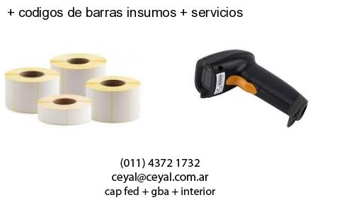   codigos de barras insumos   servicios