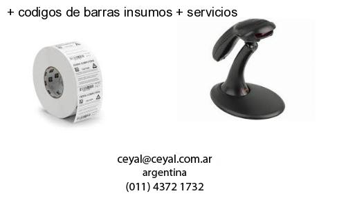   codigos de barras insumos   servicios