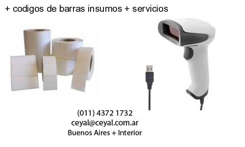   codigos de barras insumos   servicios