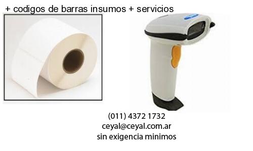   codigos de barras insumos   servicios
