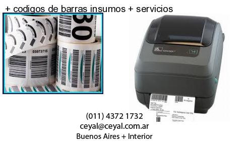   codigos de barras insumos   servicios