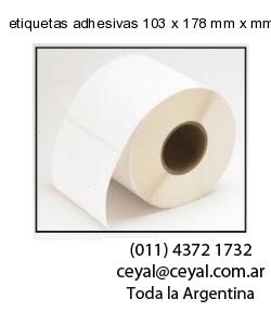 etiquetas adhesivas 103 x 178 mm x mm