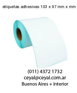 etiquetas adhesivas 103 x 97 mm x mm