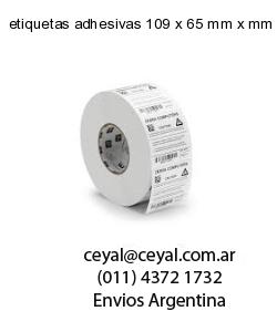 etiquetas adhesivas 109 x 65 mm x mm