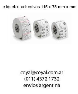 etiquetas adhesivas 115 x 78 mm x mm