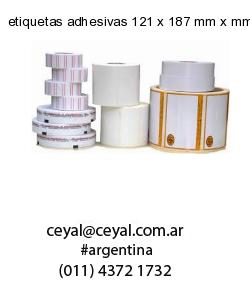 etiquetas adhesivas 121 x 187 mm x mm