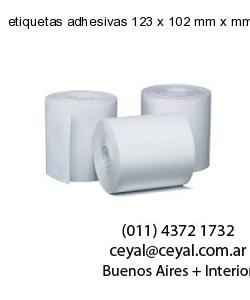 etiquetas adhesivas 123 x 102 mm x mm