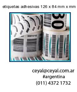 etiquetas adhesivas 126 x 84 mm x mm