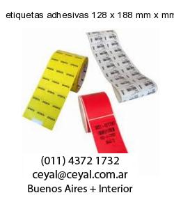 etiquetas adhesivas 128 x 188 mm x mm