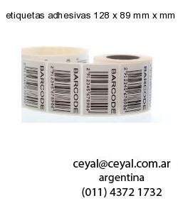 etiquetas adhesivas 128 x 89 mm x mm