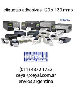 etiquetas adhesivas 129 x 139 mm x mm