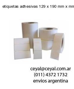 etiquetas adhesivas 129 x 190 mm x mm