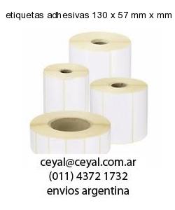 etiquetas adhesivas 130 x 57 mm x mm