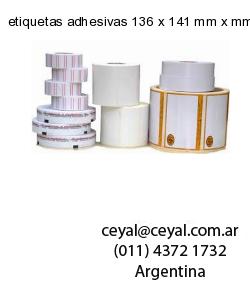 etiquetas adhesivas 136 x 141 mm x mm
