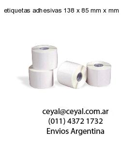 etiquetas adhesivas 138 x 85 mm x mm