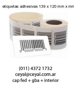 etiquetas adhesivas 139 x 120 mm x mm