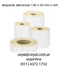 etiquetas adhesivas 140 x 25 mm x mm