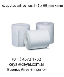 etiquetas adhesivas 142 x 68 mm x mm