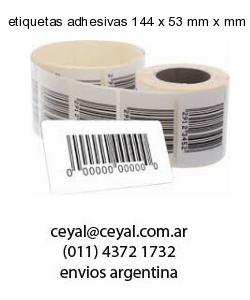 etiquetas adhesivas 144 x 53 mm x mm