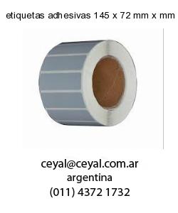 etiquetas adhesivas 145 x 72 mm x mm