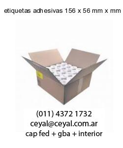 etiquetas adhesivas 156 x 56 mm x mm