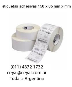 etiquetas adhesivas 158 x 85 mm x mm